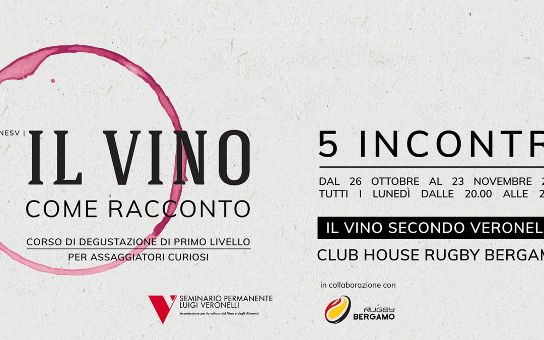 Il vino secondo Veronelli, dal 26 ottobre al via il corso di degustazione di primo livello