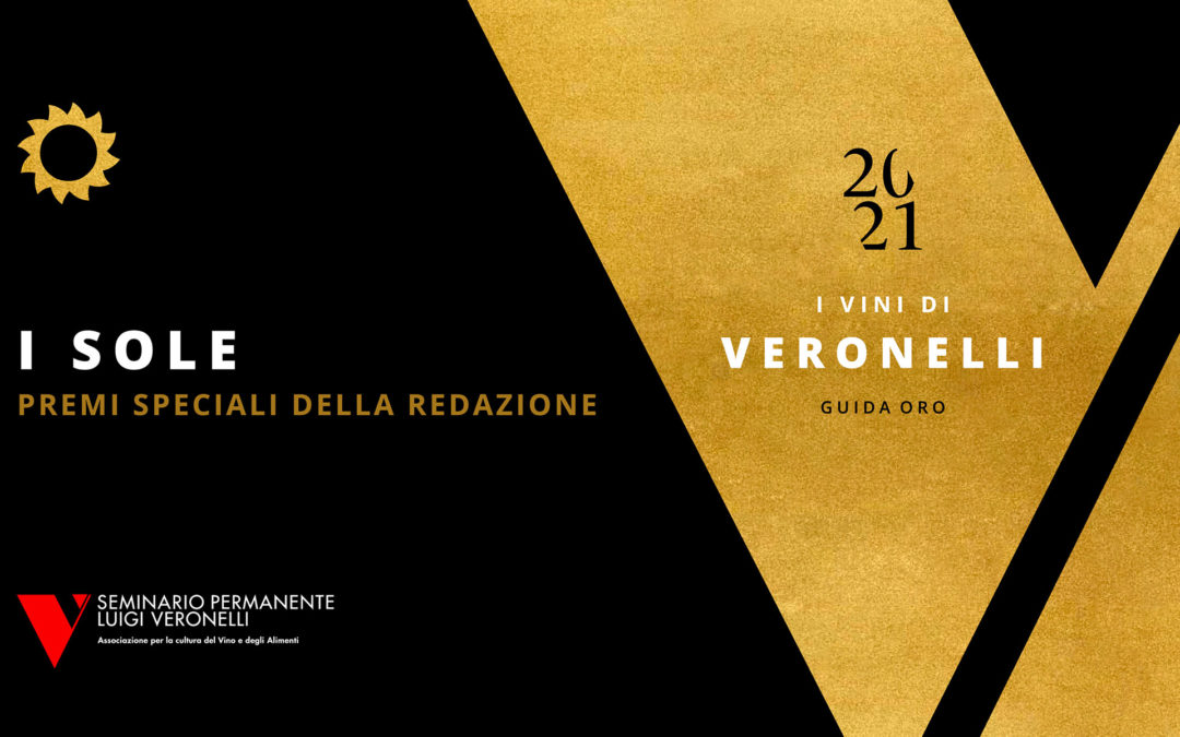 Assegnati a Bergamo i dieci Sole, premi speciali della Guida Oro I Vini di Veronelli 2021